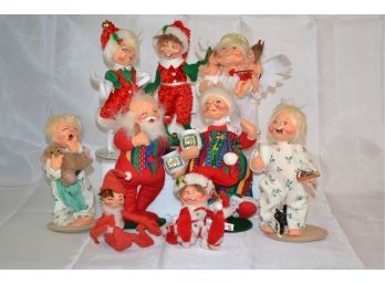 Analee Christmas Plush Dolls Lot Number 2