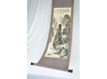 Antique Silk Scroll