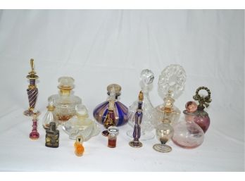 Ornate Antique Perfume Bottles