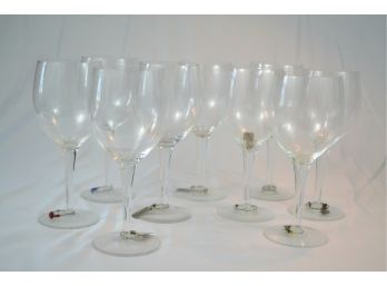 Wine Glasses With Charms