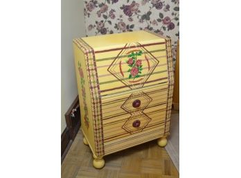 Hand Painted Secretary Style Console Table