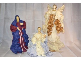 Antique Art Deco Nativity Figures From The Philippines