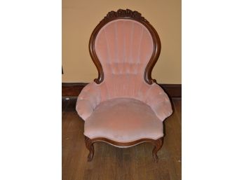 Ladies Hand Carved Parlor Chair