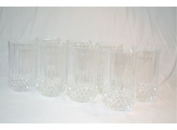 Longchamp French Crystal Highball Set Of 8