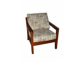 La-z-boy Solid Wood Abstract Stripe Pattern Chair