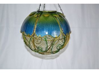 Hanging Sunflower Orb Garden Ornament