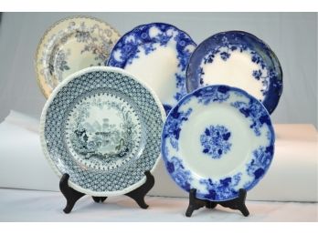 Decorative Blue And White Plate Collection #3