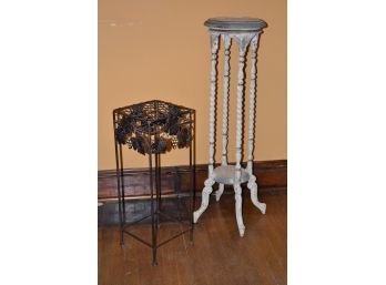 Pair Of Decorative Plant Stands