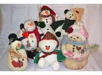 Plush Snowmen Collection