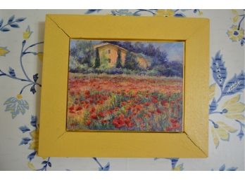 Signed Linda Lee St Remy Poppies, Oil On Canvas. 6/1500