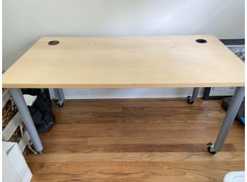 Design Within Reach Quovis Standing Desk/table On Wheels 1 Of 3