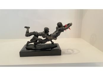 Football Players The Catch Figurine