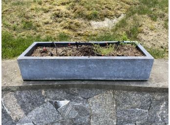 Restoration Hardware Concrete Planter Trug 3 Of 3