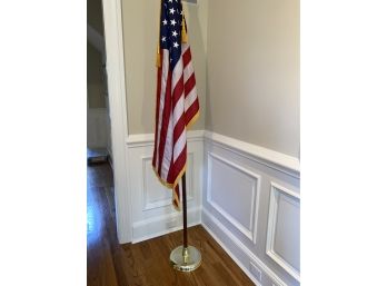 Annin & Co. American Flag With Pole With American Eagle & Stand