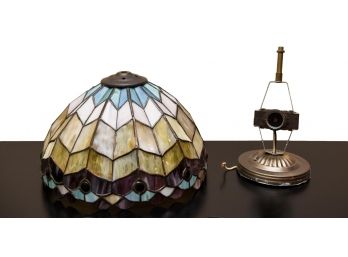 Stained Glass Ceiling Light Fixture