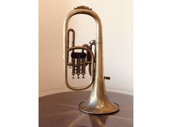 OLD BACH EUPHONIUM IN CANVAS CASE WITH MUTE