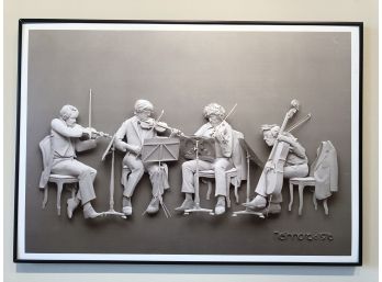 Iconic 1976 'The Rehearsal' String Quartet 3-D Print By Reinhard