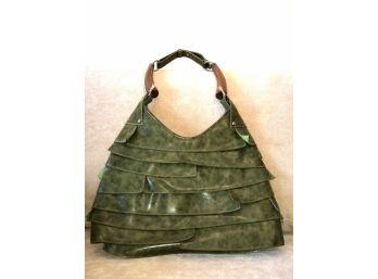Olive GreenOlive Green Layered Purse ~ Artsy Edgy Good Looking