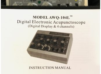 Digital Electronic Acupunctoscope In Case ~ Appears New ~ Untested