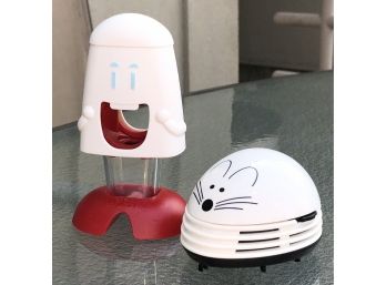 2 Fun Kitchen Gadgets ~ Cherry Pitter And Mouse Table Crumber