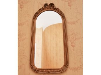 Wall Mirror With Gold Gilt Frame And Bow Detail