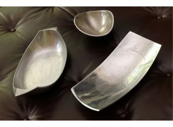 Nambe, Michael Lax Design Pewter Dishes