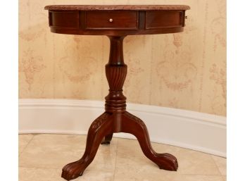 Mahogany Ball And Claw Chippendale Drum Table