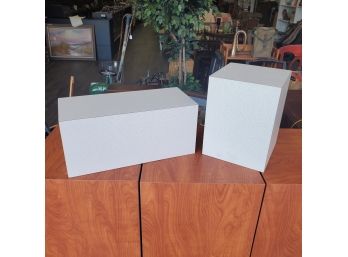 Two Artists' Gallery Display Pedestals - With Formica Covering