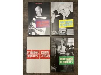 3 Books On Andy Warhol At Christie's: Photographs, Paintings And Works On Paper, And Prints