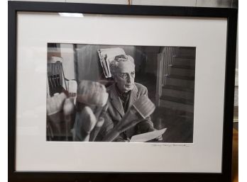 Iconic Garry Burdick Portrait Of Norman Rockwell -famous American Painter / Illustrator. Hand Signed.