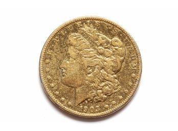 1903 Gold Plated Morgan Silver Dollar