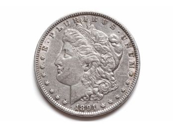 1891 Morgan Silver Dollar