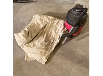 Shop Vac And Painters Drop Cloth