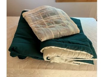 Three Vintage Comforters