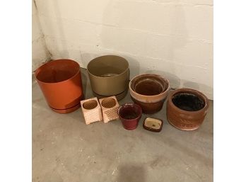 Lot Of Pots And Planters