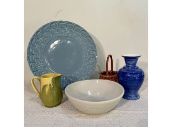 Shawnee Corn Pitcher, Platter And More