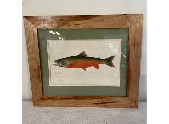 Denton Fish Print In Frame