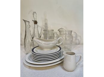 Glassware, Iriquois Plates, 2 Platters