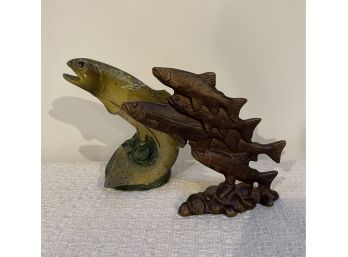 Two Small Fish Figures