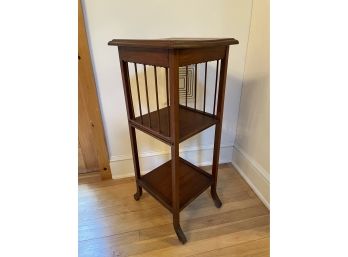 Vintage Plant Stand With Shelf