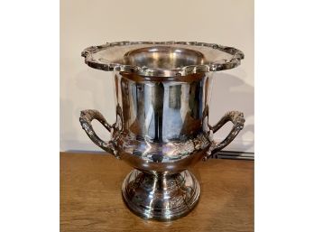 Wine Or Champagne Bucket In Silver Plate