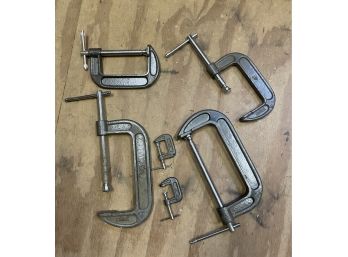 Workshop - Lot Of Six C-Clamps