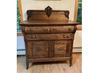 Beautiful Antique Oak Server