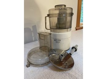 Black & Decker Shortcut Small Size Food Processor And Attachments