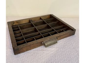 Small Typeset Display Drawer