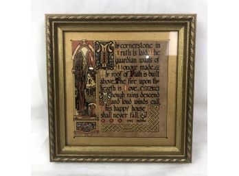 Vintage Henry Vandyke Framed Quote