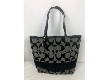 Authentic Black Coach Tote Bag