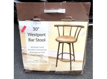 30' Westport Bar Stool, New In Box