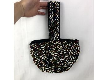 Vintage 'Pop Art' Style Beaded Purse