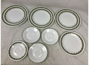 Vintage Corelle By Corning Plateware - 11 Pieces